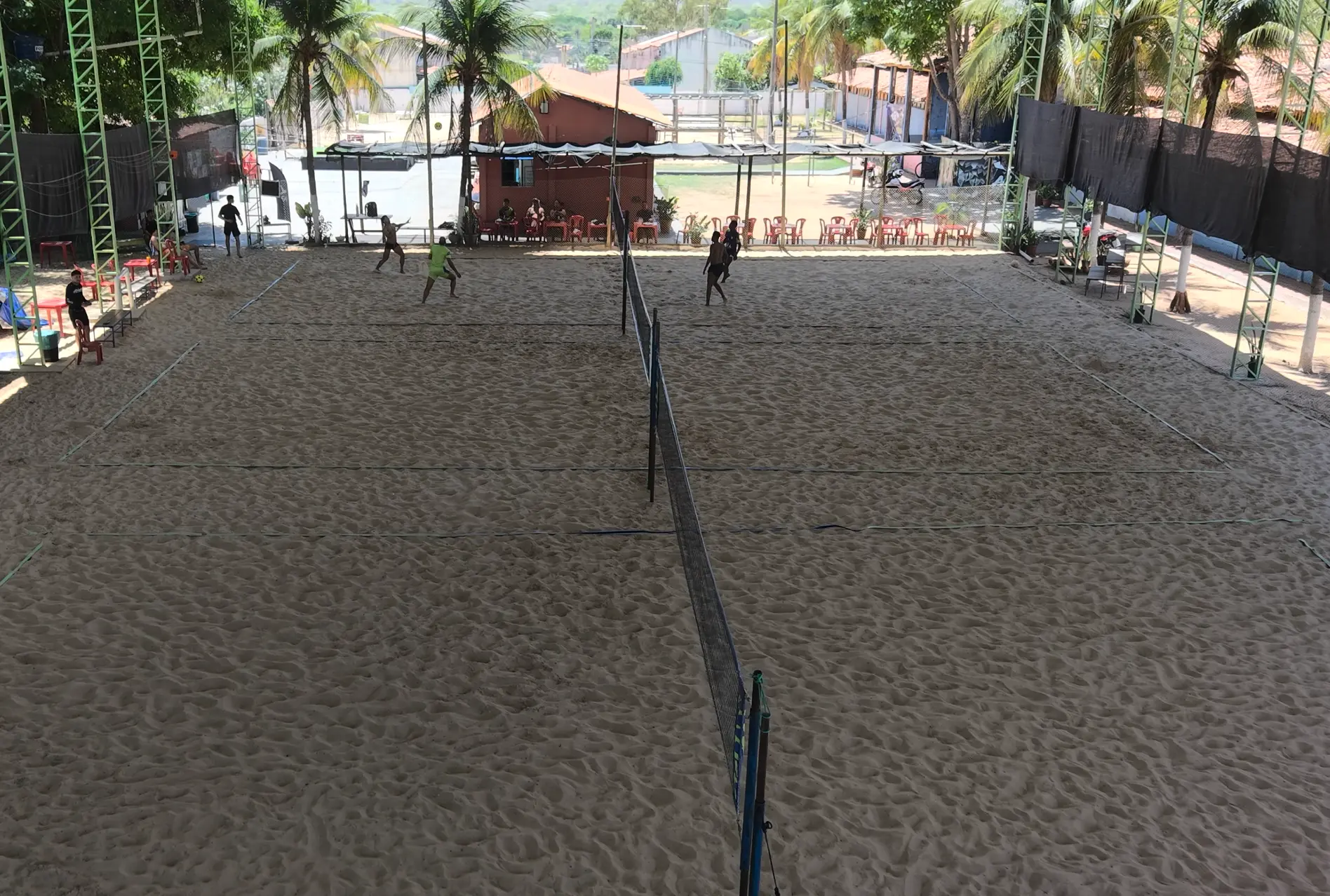 Quadras de areia da Arena Alfa